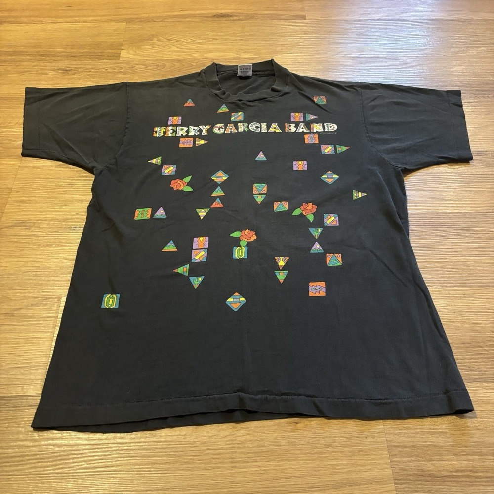 VTG 1991 Jerry Garcia Band Grateful Dead Tee XL Double Sided Single Stitch 90s